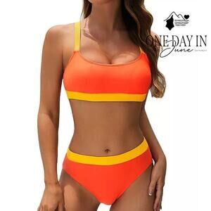 Charmo Crop Bikini Swimsuit Size S